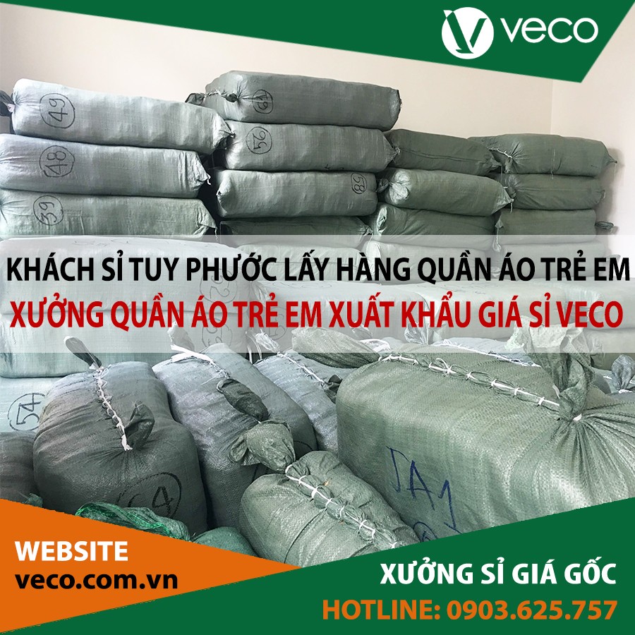 Xưởng may quần áo trẻ em xuất khẩu giá sỉ Veco